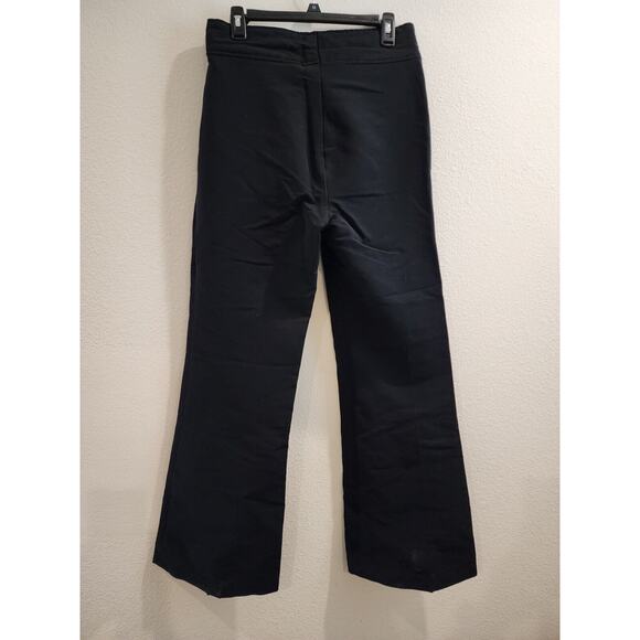 Skitique Int'l Womens Black Wool 80s Spandex BootcutStirrup Ski Pants SZ M Japan - Picture 3 of 4